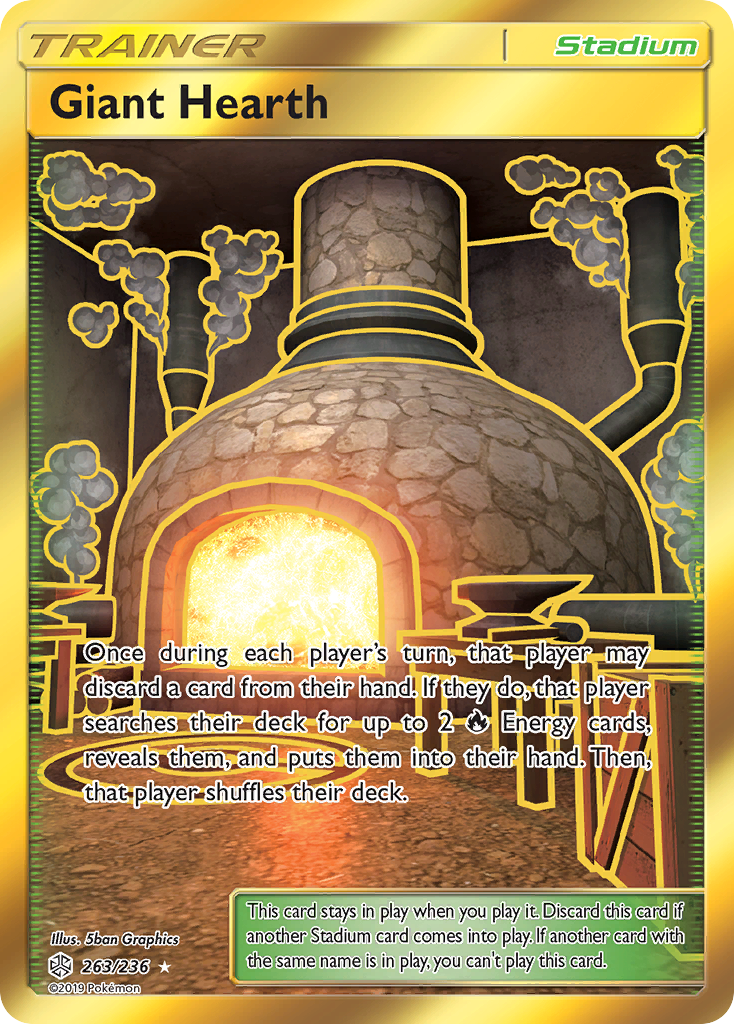 Giant Hearth (263/236) [Sun & Moon: Cosmic Eclipse] | Tables and Towers