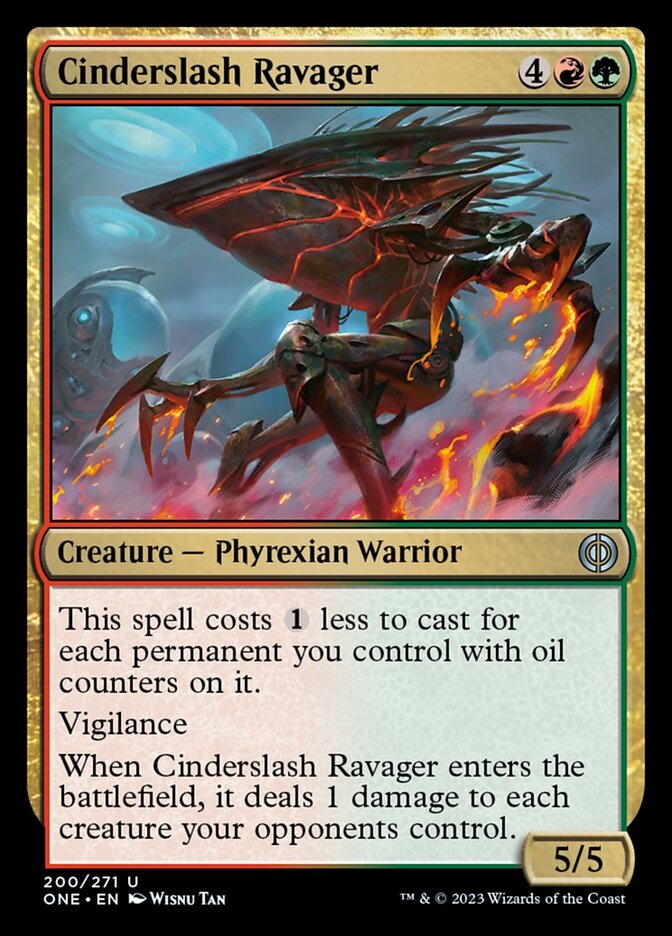 Cinderslash Ravager [Phyrexia: All Will Be One] | Tables and Towers