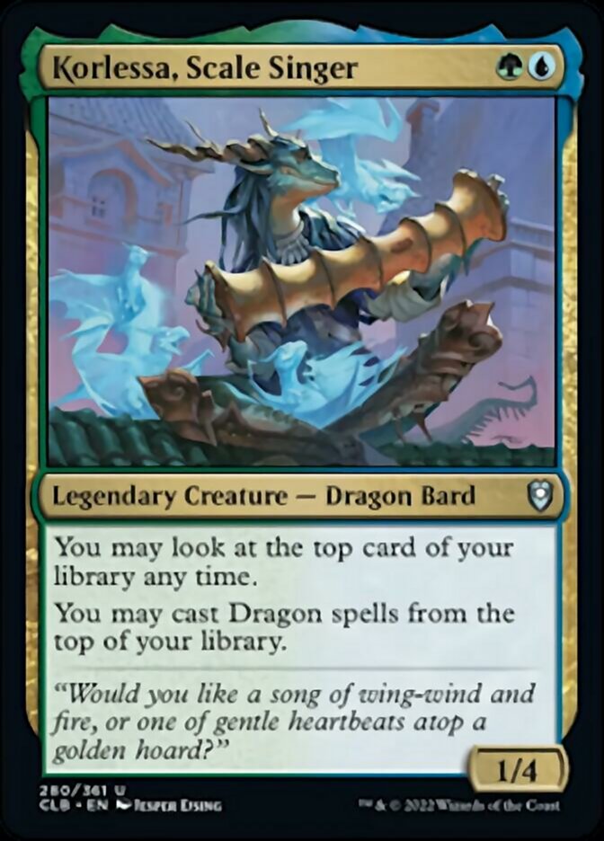 Korlessa, Scale Singer [Commander Legends: Battle for Baldur's Gate] | Tables and Towers