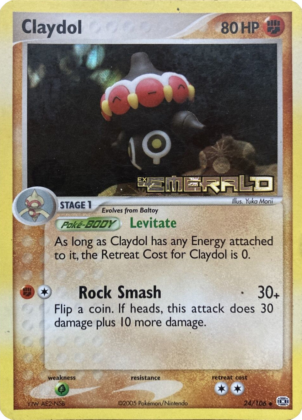 Claydol (24/106) (Stamped) [EX: Emerald] | Tables and Towers