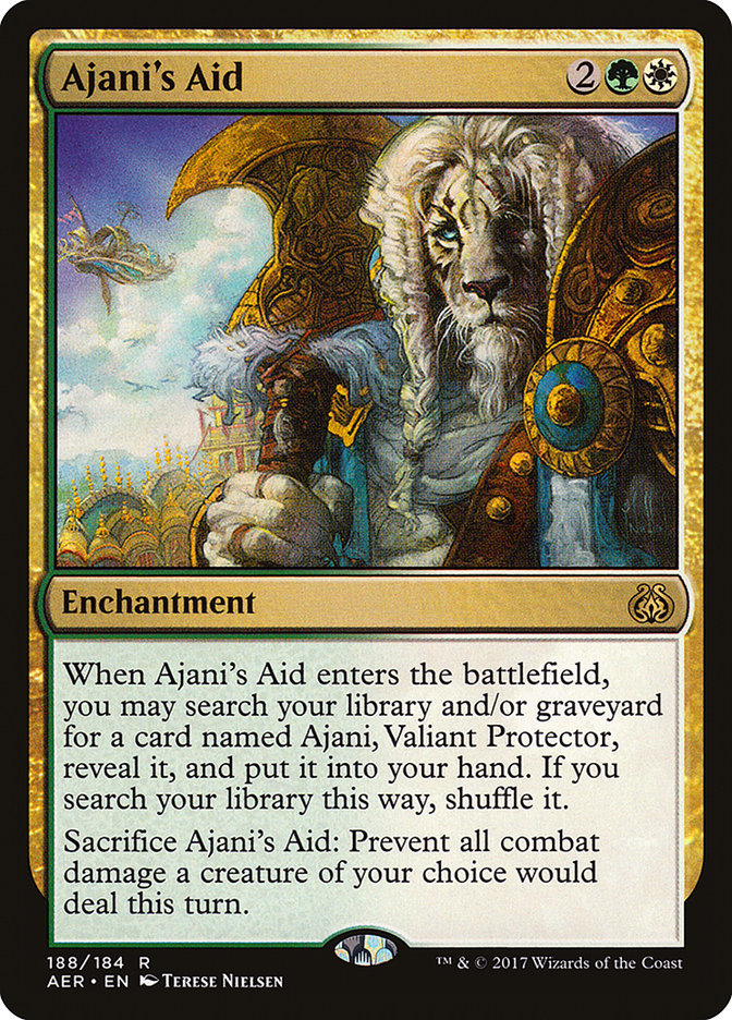 Ajani's Aid [Aether Revolt] | Tables and Towers