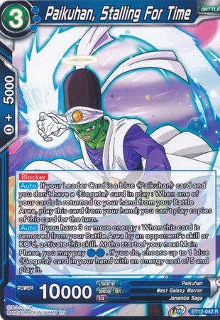 Paikuhan, Stalling for Time (BT12-042) [Vicious Rejuvenation] | Tables and Towers