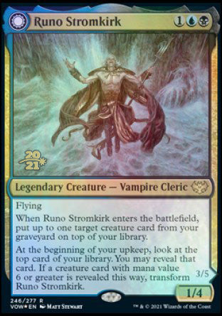 Runo Stromkirk // Krothuss, Lord of the Deep [Innistrad: Crimson Vow Prerelease Promos] | Tables and Towers