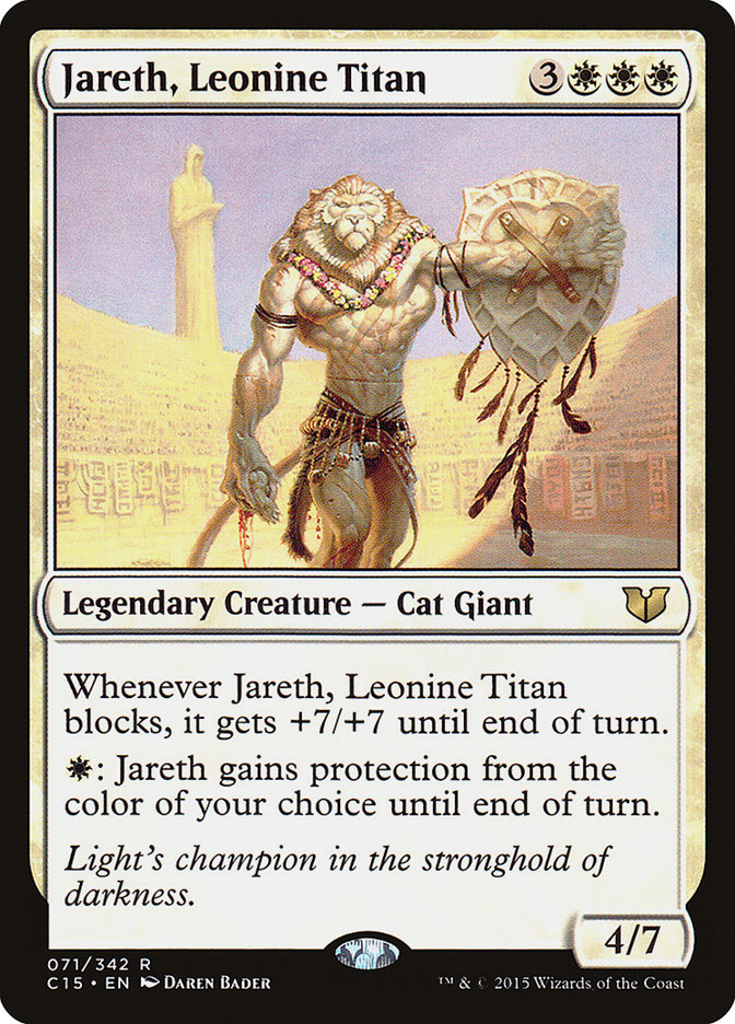 Jareth, Leonine Titan [Commander 2015] | Tables and Towers