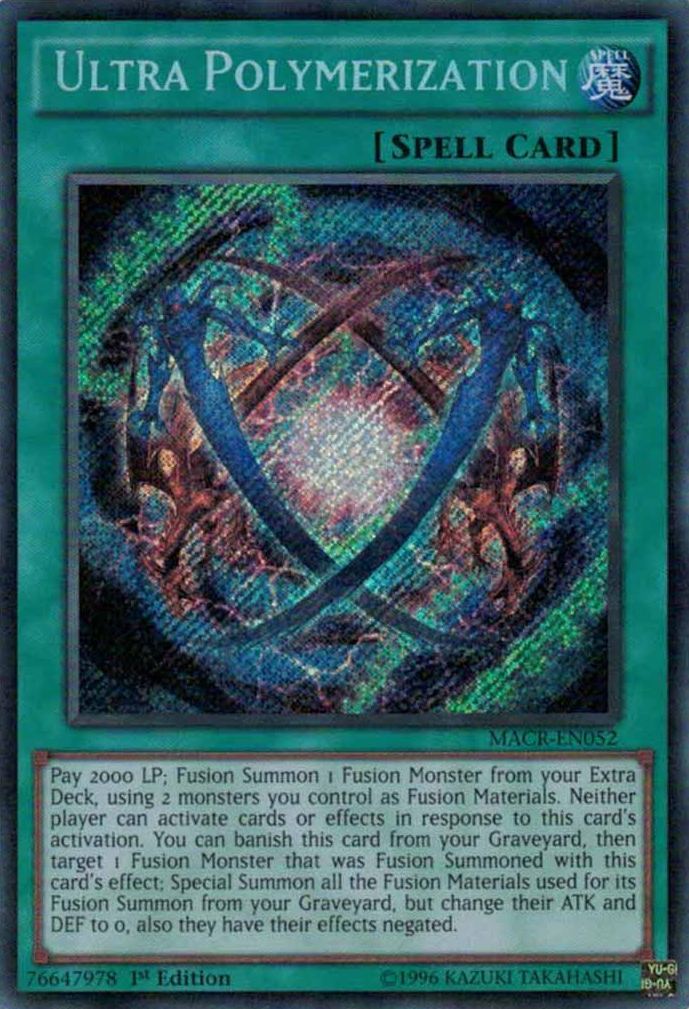 Ultra Polymerization [MACR-EN052] Secret Rare | Tables and Towers