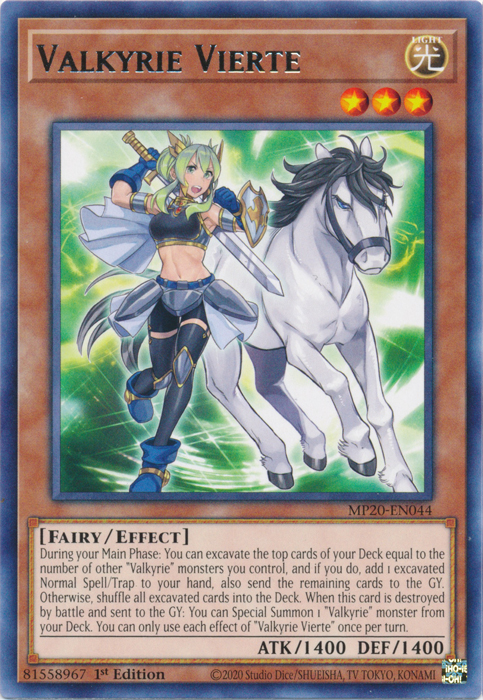 Valkyrie Vierte [MP20-EN044] Rare | Tables and Towers