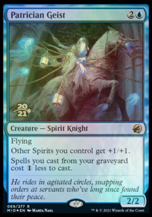 Patrician Geist [Innistrad: Midnight Hunt Prerelease Promos] | Tables and Towers