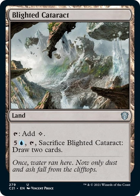 Blighted Cataract [Commander 2021] | Tables and Towers