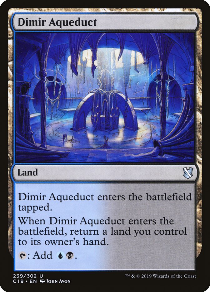 Dimir Aqueduct [Commander 2019] | Tables and Towers