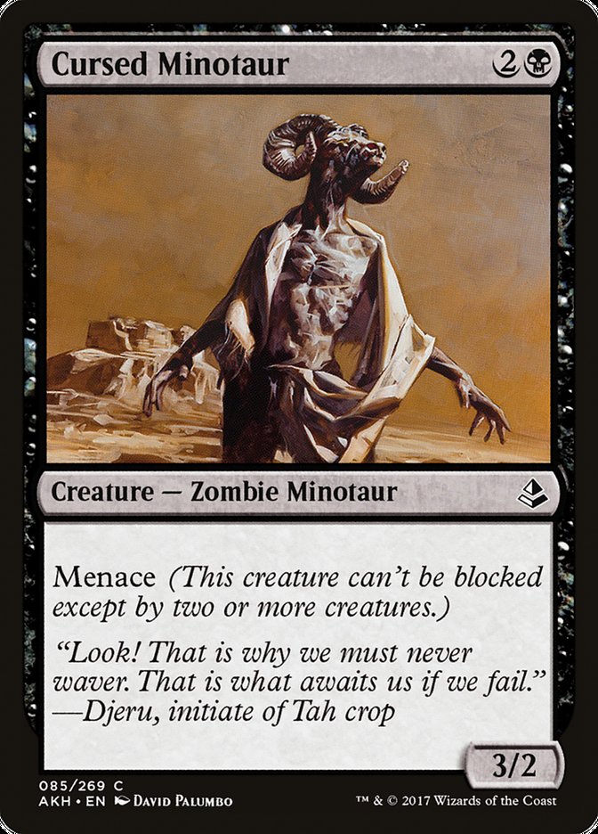 Cursed Minotaur [Amonkhet] | Tables and Towers