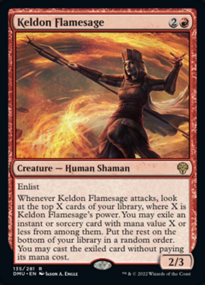 Keldon Flamesage [Dominaria United] | Tables and Towers