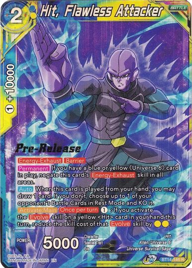 Hit, Flawless Attacker (BT14-146) [Cross Spirits Prerelease Promos] | Tables and Towers