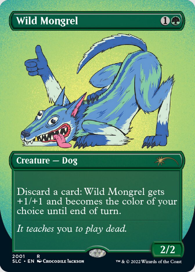 Wild Mongrel (Borderless) [Secret Lair 30th Anniversary Countdown Kit] | Tables and Towers