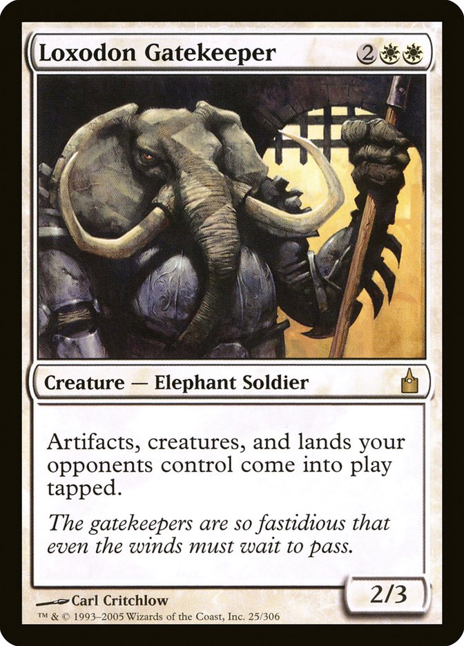 Loxodon Gatekeeper [Ravnica: City of Guilds] | Tables and Towers