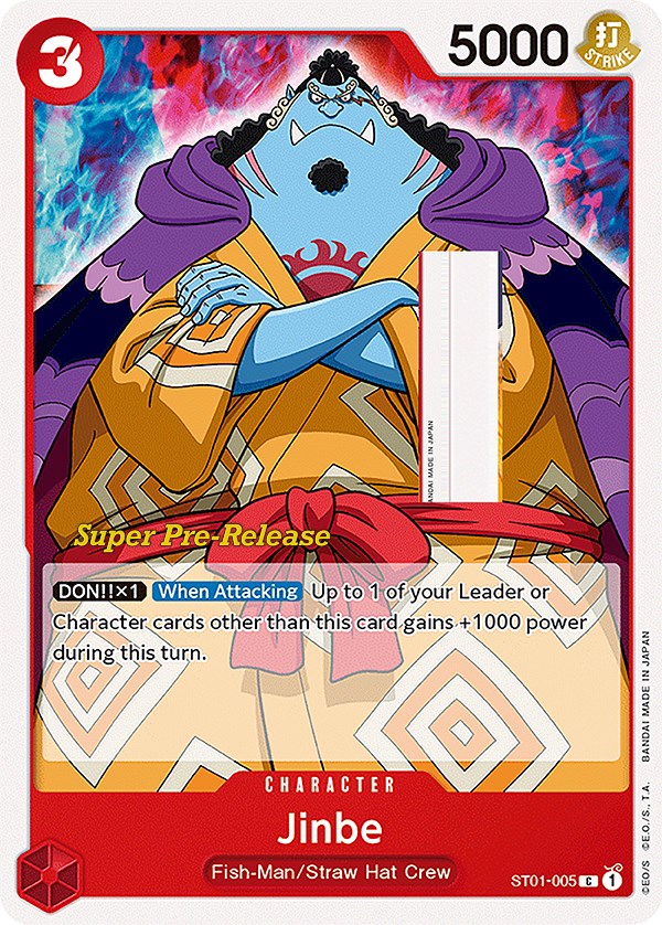 Jinbe [Super Pre-Release Starter Deck: Straw Hat Crew] | Tables and Towers