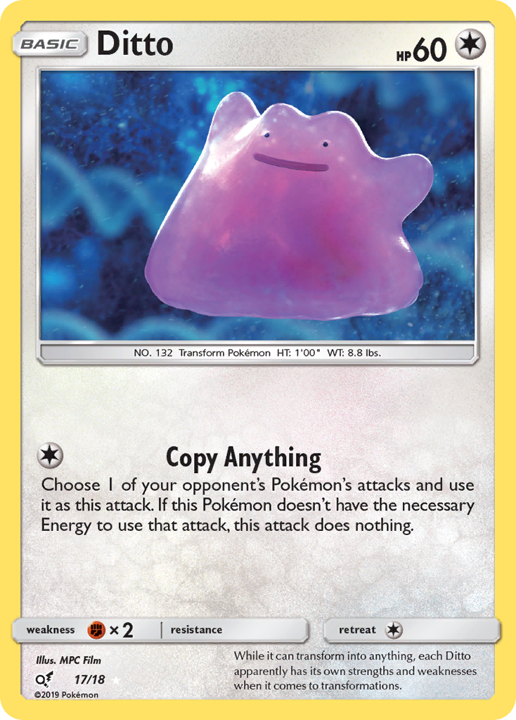 Ditto (17/18) [Sun & Moon: Detective Pikachu] | Tables and Towers