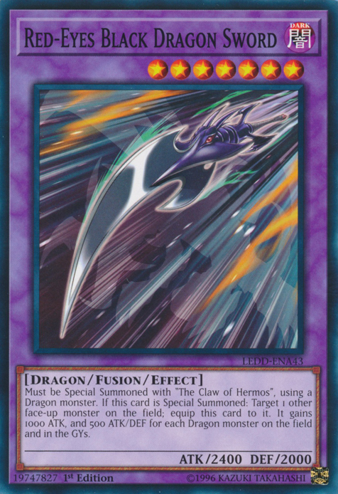 Red-Eyes Black Dragon Sword [LEDD-ENA43] Common | Tables and Towers