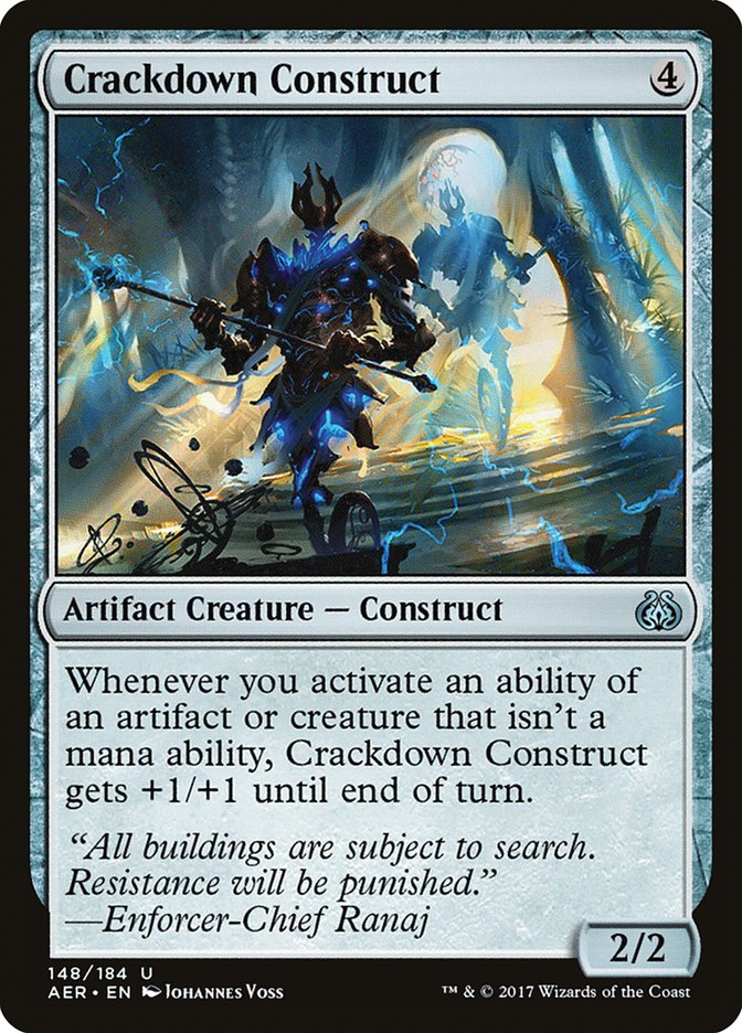 Crackdown Construct [Aether Revolt] | Tables and Towers