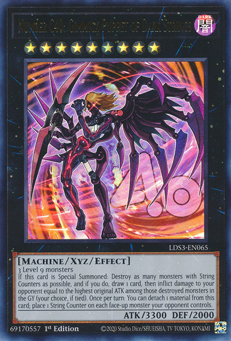 Number C40: Gimmick Puppet of Dark Strings [LDS3-EN065] Ultra Rare | Tables and Towers