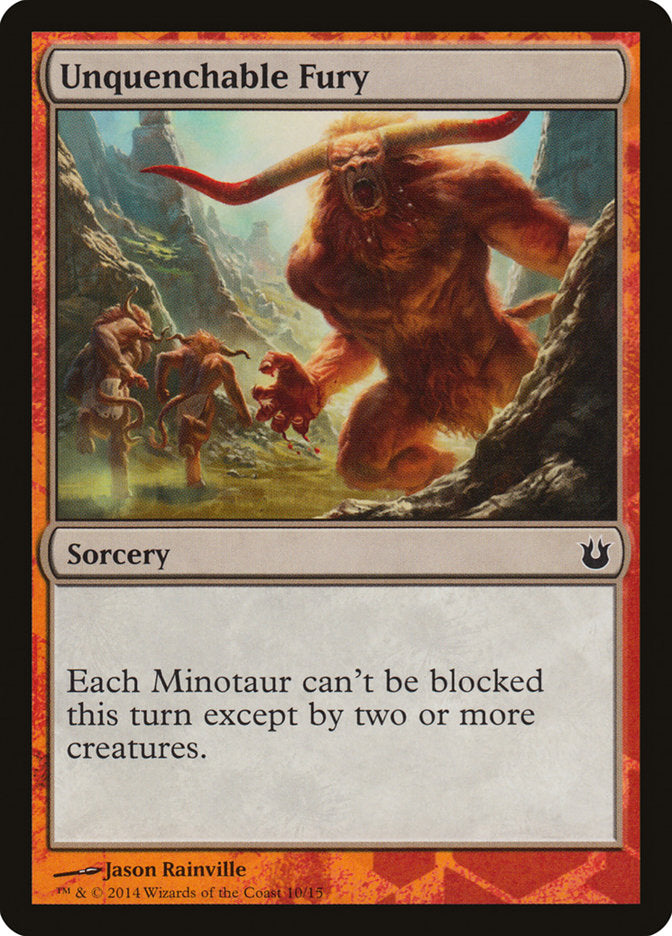 Unquenchable Fury [Born of the Gods Battle the Horde] | Tables and Towers