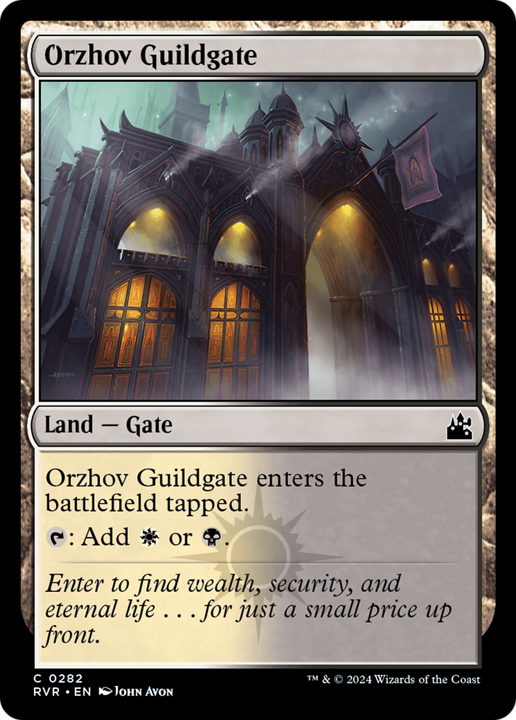 Orzhov Guildgate [Ravnica Remastered] | Tables and Towers