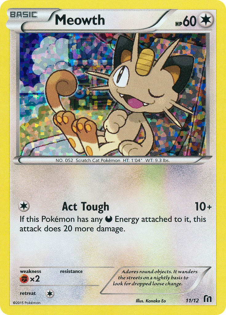 Meowth (11/12) [McDonald's Promos: 2016 Collection] | Tables and Towers