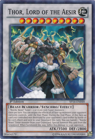 Thor, Lord of the Aesir [SP14-EN048] Starfoil Rare | Tables and Towers