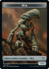 Myr // Servo Double-Sided Token [The Brothers' War Commander Tokens] | Tables and Towers