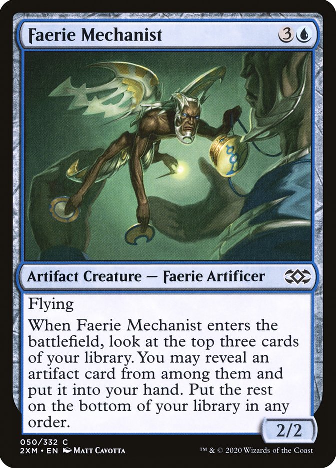 Faerie Mechanist [Double Masters] | Tables and Towers