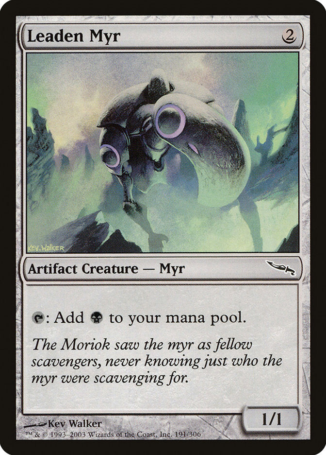 Leaden Myr [Mirrodin] | Tables and Towers