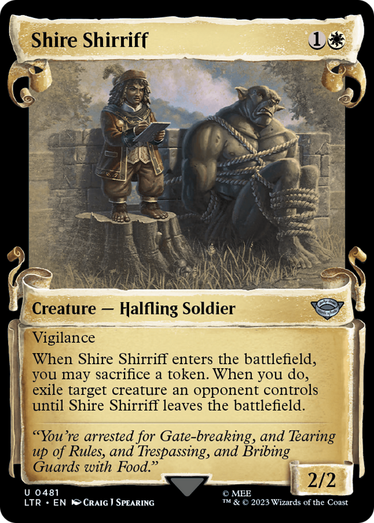 Shire Shirriff [The Lord of the Rings: Tales of Middle-Earth Showcase Scrolls] | Tables and Towers