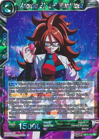 Android 21, a Brilliant Idea (BT8-055_PR) [Malicious Machinations Prerelease Promos] | Tables and Towers