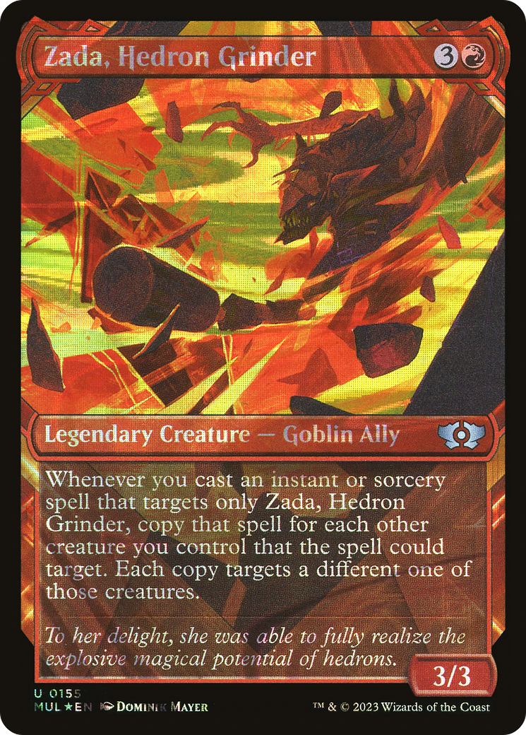 Zada, Hedron Grinder (Halo Foil) [Multiverse Legends] | Tables and Towers