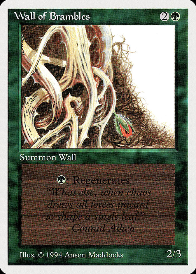 Wall of Brambles [Summer Magic / Edgar] | Tables and Towers