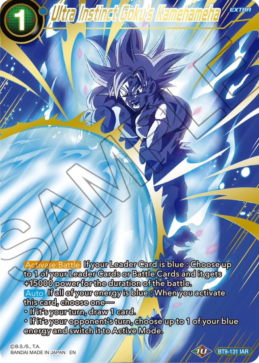 Ultra Instinct Goku's Kamehameha (BT9-131) [Theme Selection: History of Son Goku] | Tables and Towers