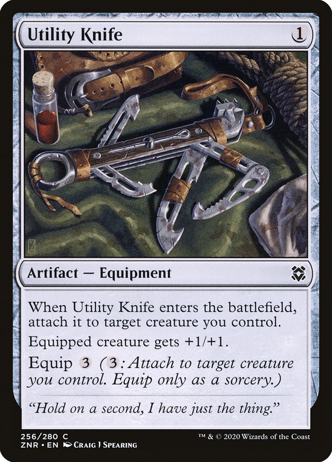 Utility Knife [Zendikar Rising] | Tables and Towers