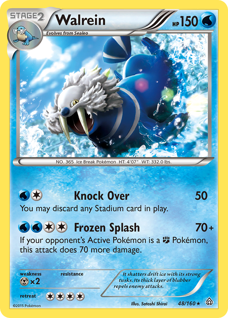 Walrein (48/160) [XY: Primal Clash] | Tables and Towers