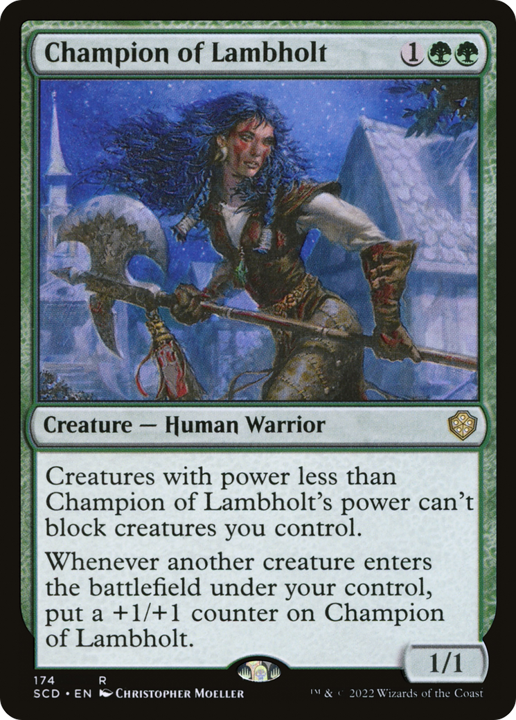 Champion of Lambholt [Starter Commander Decks] | Tables and Towers