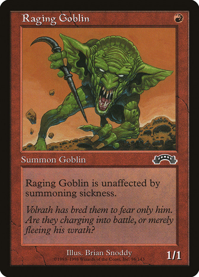 Raging Goblin [Exodus] | Tables and Towers