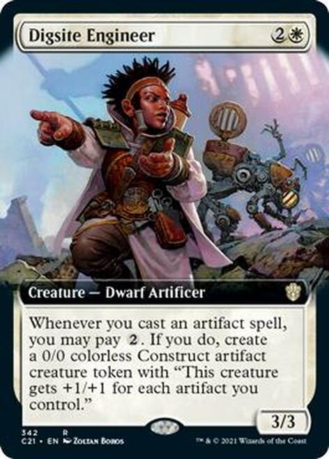 Digsite Engineer (Extended Art) [Commander 2021] | Tables and Towers