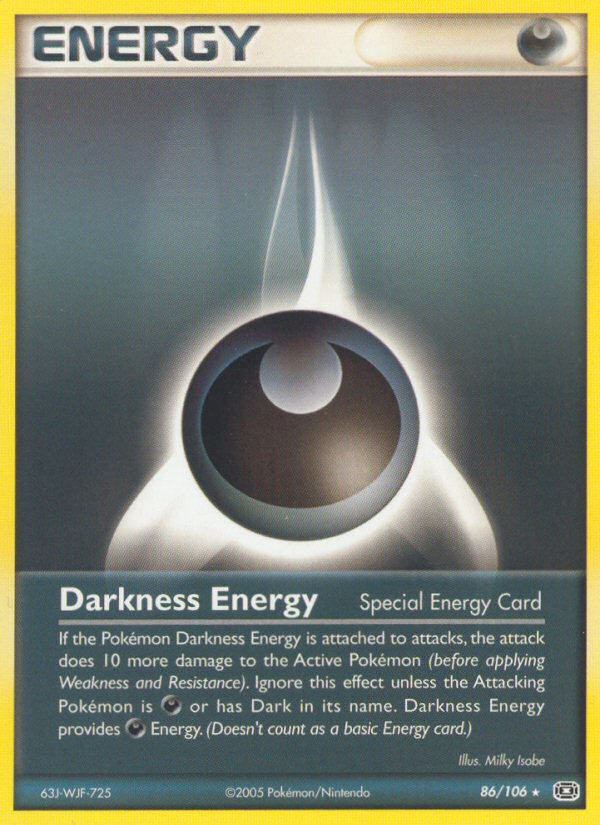 Darkness Energy (86/106) [EX: Emerald] | Tables and Towers