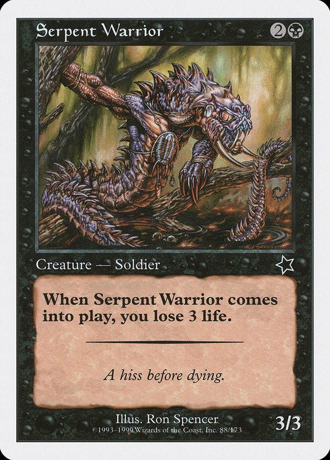 Serpent Warrior [Starter 1999] | Tables and Towers