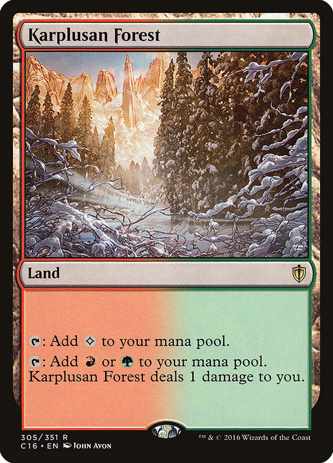 Karplusan Forest [Commander 2016] | Tables and Towers