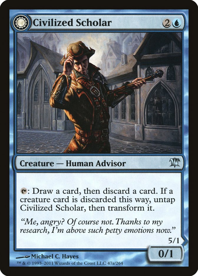 Civilized Scholar // Homicidal Brute [Innistrad] | Tables and Towers