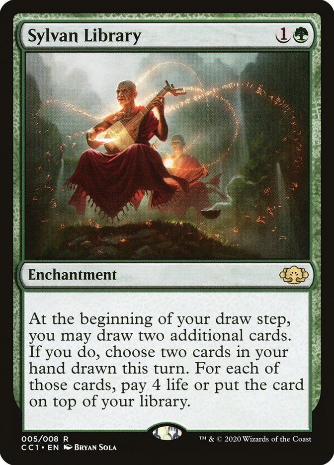 Sylvan Library [Commander Collection: Green] | Tables and Towers