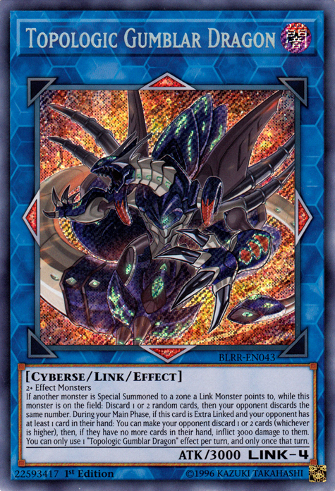 Topologic Gumblar Dragon [BLRR-EN043] Secret Rare | Tables and Towers