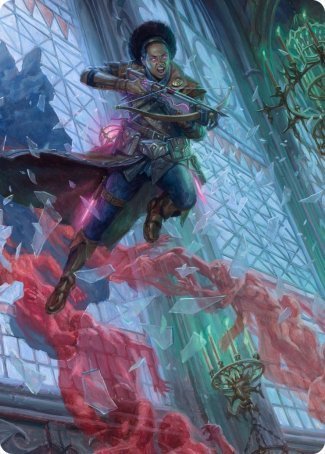 Kaya, Geist Hunter Art Card [Innistrad: Crimson Vow Art Series] | Tables and Towers