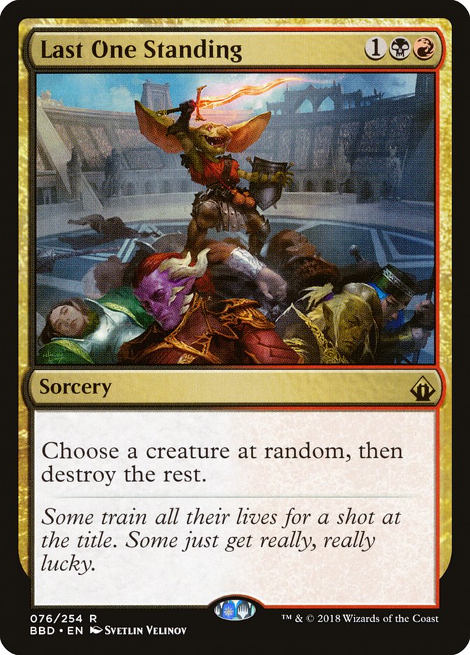 Last One Standing [Battlebond] | Tables and Towers