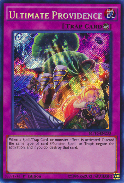 Ultimate Providence [MP16-EN233] Secret Rare | Tables and Towers