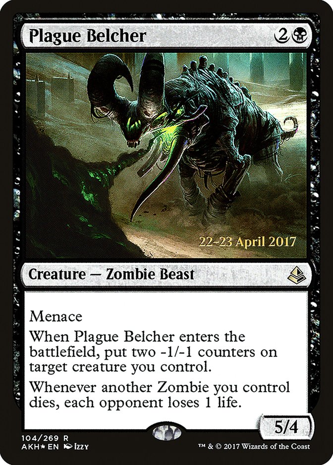 Plague Belcher [Amonkhet Prerelease Promos] | Tables and Towers